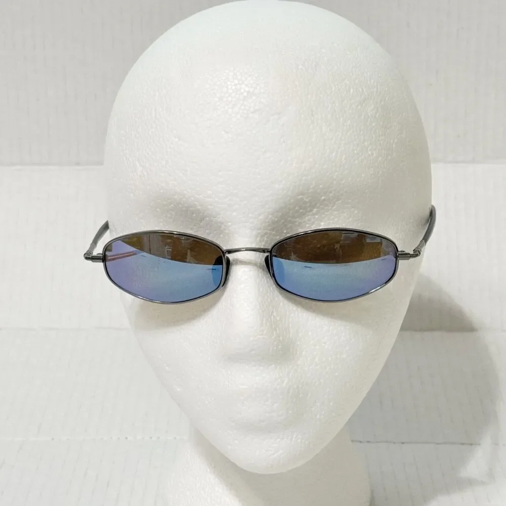Revo H2O Polarized Sunglasses RE 3012 080/63 51-19 135 Made In Italy Oval Mirror